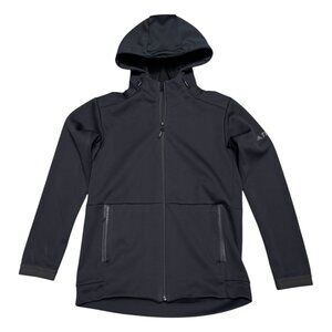 ADIDAS TERREX Shell Waterproof Shacket Outdoor Hiking Black Jacket Womens Medium